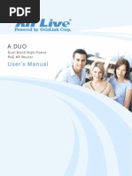 Airlive A.duo Manual