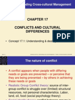 Chap17 CONFLICTS AND CULTURAL DIFFERENCES