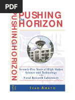 Pushing The Horizon: 75 Years of High Stakes Science and Technology at The Naval Research Laboratory