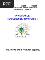 Manual de Practicas de Fenomenos de Transporte II