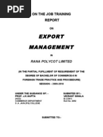 Export Management