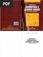 Esercizi Di Geometria e Algebra Lineare (2009)