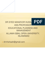 Management Information System DR M H Shah, AIOU Islamabad