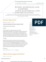 My Interview Questions and Answers (Electronics, Electrical and Instrumentation)