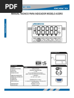 Manual Tecnico de Indicador Dibatec Acero