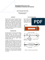 Implementation of Iec 61196-1 Shielded Screening Attenuation Test Method