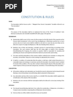 MROA Constitution &amp Rules - 18 June 2012