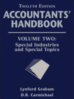 Accountants' Handbook, Special Industries and Special Topics