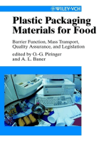 Plastic Packaging Materials for Food: Barrier Function, Mass Transport, Quality Assurance, and Legislation