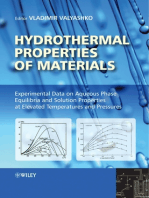 Hydrothermal Properties of Materials: Experimental Data on Aqueous Phase Equilibria and Solution Properties at Elevated Temperatures and Pressures