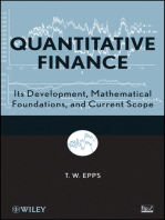 Quantitative Finance: Its Development, Mathematical Foundations, and Current Scope