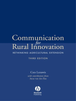 Communication for Rural Innovation: Rethinking Agricultural Extension