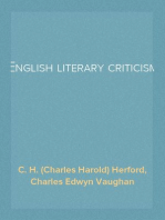 English literary criticism