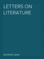 Letters on Literature