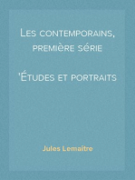 Les contemporains, première série
Études et portraits littéraires