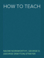 How to Teach