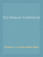 Old English Chronicles