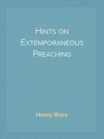 Hints on Extemporaneous Preaching