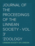 Journal of the Proceedings of the Linnean Society - Vol. 3
Zoology