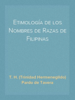 Etimología de los Nombres de Razas de Filipinas