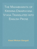 The Mahabharata of Krishna-Dwaipayana Vyasa Translated into English Prose
Sabha Parva