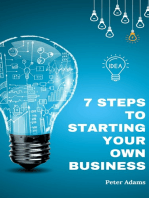 7 Steps to Starting Your Own Business