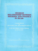 Shariah Relationship between Religion and Politics in Islam