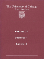 University of Chicago Law Review: Volume 78, Number 4 - Fall 2011