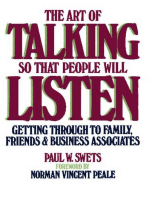 The Art of Talking So That People Will Listen: Getting Through to Family, Friends & Business Associates