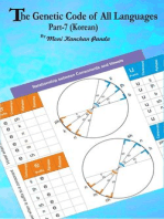 The Genetic Code of All Languages; Part-7 (Korean Hangul Alphabets)