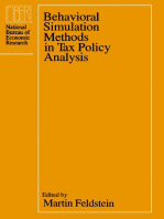 Behavioral Simulation Methods in Tax Policy Analysis