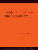 Twisted L-Functions and Monodromy