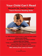 Your Child Can't Read Because His Teacher Cannot Teach Phonics Reading Skills