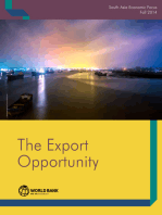 South Asia Economic Focus Fall 2014: The Export Opportunity