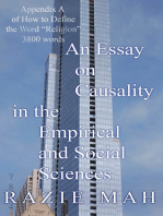 An Essay on Causality in the Empirical and Social Sciences