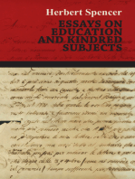 Essays on Education and Kindred Subjects