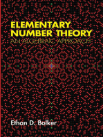 Elementary Number Theory: An Algebraic Approach