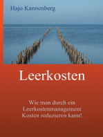 Leerkosten: Wie man durch ein Leerkostenmanagement Kosten reduzieren kann!