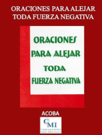 Oraciones para Alejar Toda Fuerza Negativa