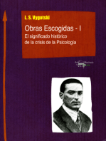 Obras Escogidas de Vygotski - I: El significado histórico de la crisis de la Psicología