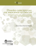 Diseño conceptual de procesos químicos. Metodología con aplicaciones en esterificación