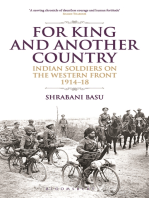 For King and Another Country: Indian Soldiers on the Western Front, 1914-18