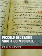 Piccolo Glossario Sinottico Musicale