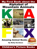 My First Book about the Alphabet of Mountain Animals: Amazing Animal Books - Children's Picture Books