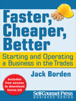 Faster, Cheaper, Better: Starting and Operating a Business in the Trades