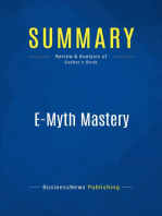 E-Myth Mastery (Review and Analysis of Gerber's Book)