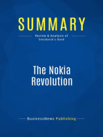 The Nokia Revolution (Review and Analysis of Steinbock's Book)