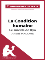 La Condition humaine - Le suicide de Kyo - André Malraux (Commentaire de texte): Document rédigé par Marine Everard