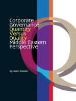 Corporate Governance - Quantity Versus Quality - Middle Eastern Perspective