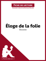 Éloge de la folie d'Érasme (Fiche de lecture): Résumé complet et analyse détaillée de l'oeuvre